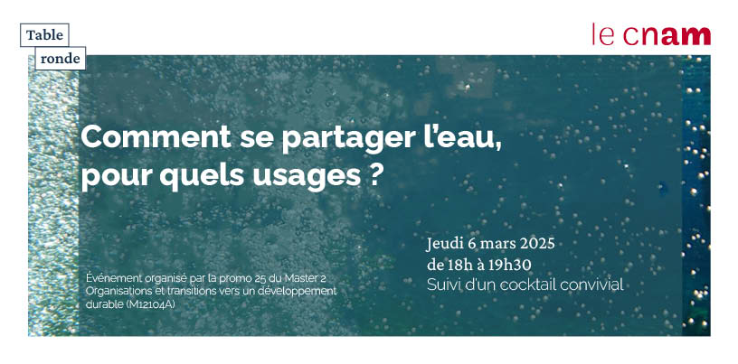 Comment se partager l'eau, pour quels usages ?