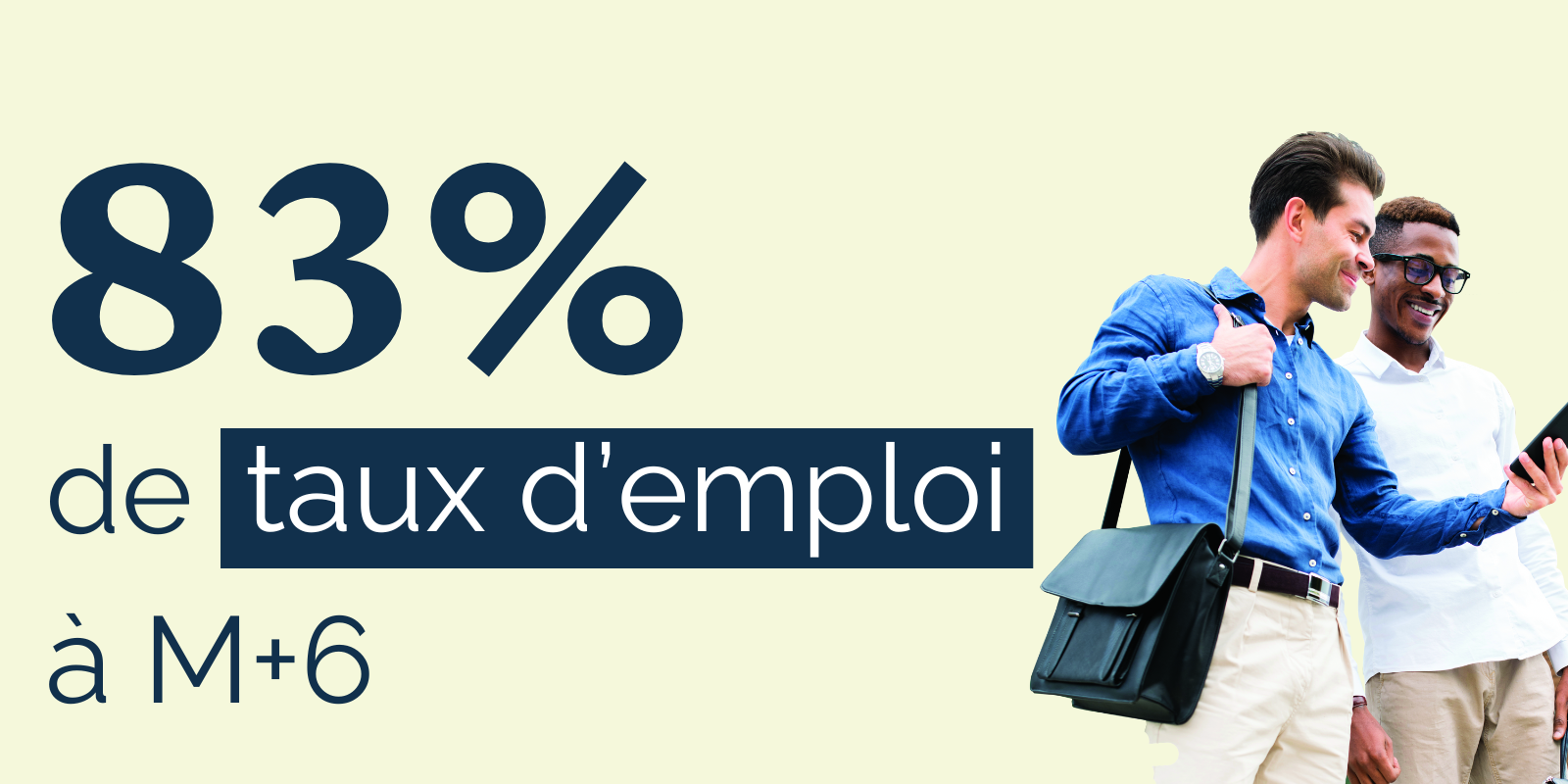 Taux d'insertion à M+6 CFA Cnam commerce